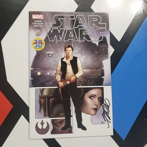Marvel Guerra de las Galaxias Vole #1 Variante Cho Han Solo FIRMADA r - Imagen 1 de 5