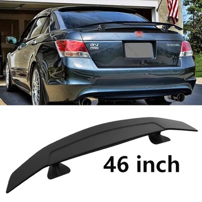 46" Rear Trunk Spoiler Lip Racing GT Style Wing Matte For HONDA ACCORD COUPE Foto 1 de 4