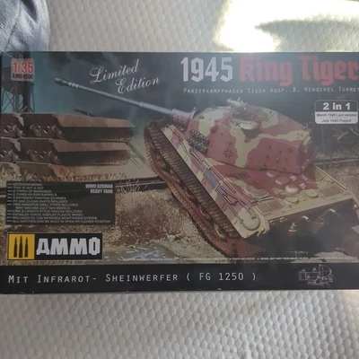 Ammo Mig Jimenez 1/35 1945 King Tiger (Henschel Turret)  OOP Kit  - Image 1 of 2