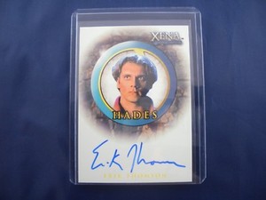 Xena Beauty & Brawn - A29 Erik Thompson "Hades" Autograph Card