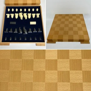 1990s Michael Graves Chess and Checkers Postmodern Set Maplewood Board Modern - Picture 1 of 11