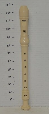 White Soprano Recorder baroque - Image 1 of 2