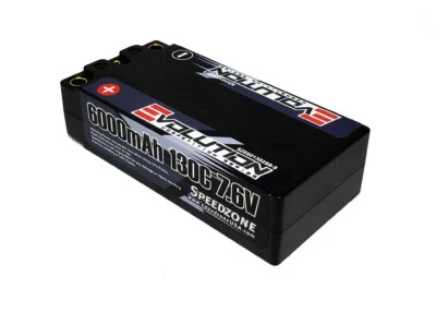 Evolution 6000mAh 130C 2S 7.6V LiHV Shorty Lipo Battery Pack ☆☆FLASH SALE☆☆ - Image 1 of 2