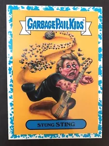 Garbage Pail Kids Serie 2 Bandas de Batalla 2017 #5a STUNG STING BLUE 69/99 - Imagen 1 de 1