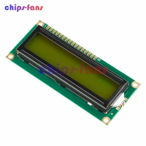 16x2 1602 Character LCD Display Module HD44780 Controller Yellow Blacklight USA - Picture 1 of 10