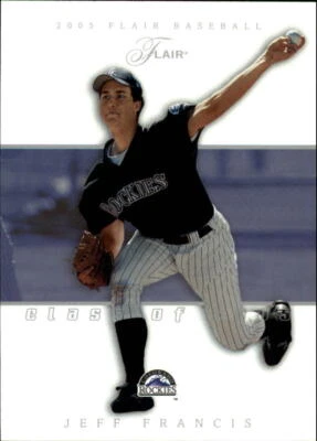 2005 Flair #75 Jeff Francis C05 /699 - NM-MT - Image 1 of 2