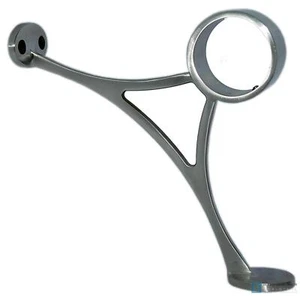 Edelstahl Fußlaufstütze, für Rohr 48,3mm, V2A | STEINBACHER© - Bild 1 von 1