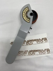 Rollagraph Roller Stamp System w/ BIRTHDAY TEDDY BEAR & Ink Cartridge - Picture 1 of 1