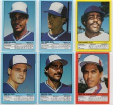 Andres Galarraga #4C - Andy McGaffigan #4E 1987 General Mills Booklet cut