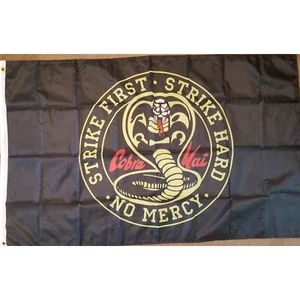 Cobra Kai Karate Kid Netflix 3x5 Feet Flag Banner - Picture 1 of 1