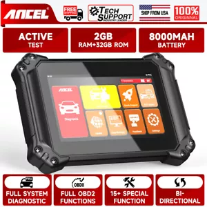Ancel V6 Bi-Directional Full System Diagnostic OBD2 Scanner ABS TPMS DPF IMMO - Picture 1 of 12