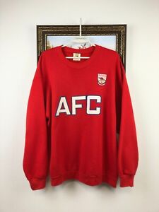 Vintage 90's Arsenal Football Sweatshirt Soccer Gunners Rare Size XL