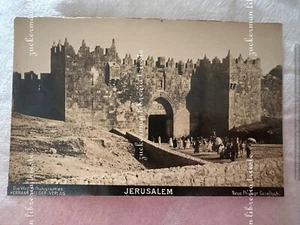 cartolina cpa JERUSALEM gerusalemme billger photo ancien Palestina - Imagen 1 de 2