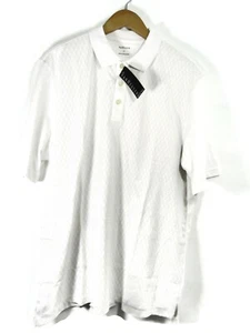 Neu mit Etikett Van Heusen Poloshirt Stil 50W877 Herren Big & Tall Größe L weiß kurzarm - Bild 1 von 8