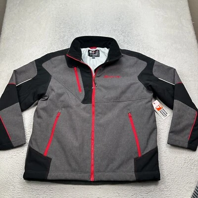Chaqueta Snap-On Master Tech para Hombres XL Choko Authentics Gris Negro Abrigo Suave Foto 1 de 4