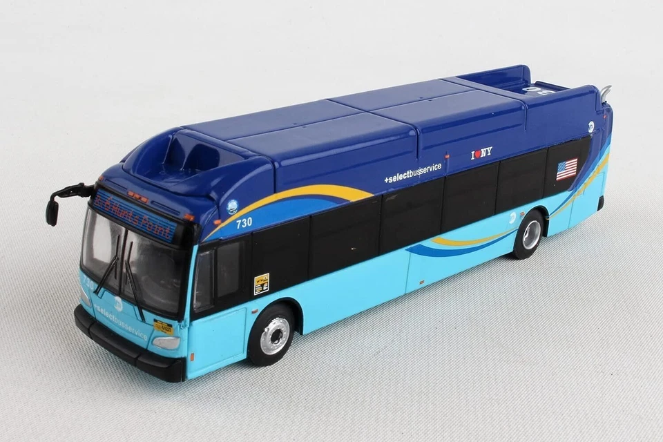 Daron Worldwide Trading NY2070 1 87 MTA Select Bus Diecast Model