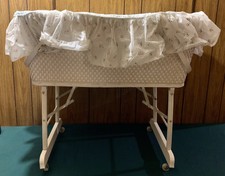 antique wicker bassinet mattress