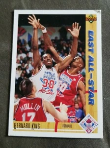 1991-92 Upper Deck Washington Bullets Basketball Card #65 Bernard King AS - Picture 1 of 2