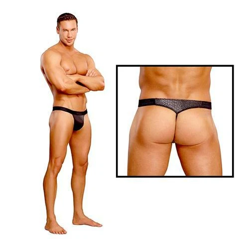 Tanga Power Cobra Micro V masculino pequeño/mediano (negro) Foto 1 de 1