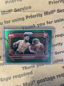 2023 Panini Prizm UFC - JAVID BASHARAT - Green Prizm SP - Rookie RC #34