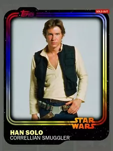 2015 Star Wars Card Trader Han Solo Correllian Smuggler Spectrum 12,858 SWCT - Picture 1 of 2