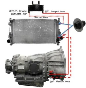 Fleece Performance 06-10 for GM Duramax 6.6L LBZ/LMM Allison Transmission Cooler - Bild 1 von 2