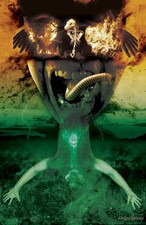 "Crucifixion" JUDGEHYDROGEN giger salvador dali apocalypse 11 x 17 poster