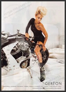 Dereon Clothing Beyonce 2010s Print Advertisement 2010 Motorcycle Tattoos - Picture 1 of 1
