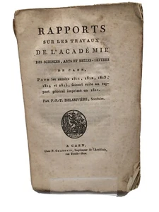 Delarivière, Pierre François Toussaint (Académie des Sciences de Caen) 1811 - Picture 1 of 8