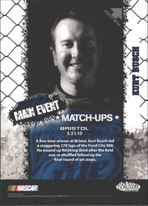 2010 Wheels Main Event Blue #67 Kurt Busch/Brad Keselowski M