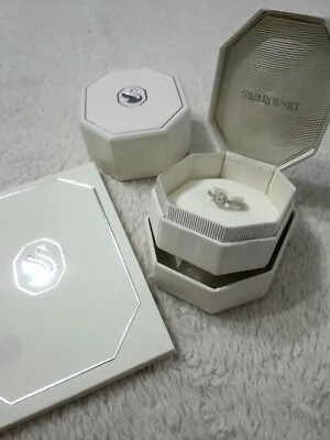 Swarovski ANELLO con DIAMANTI (argento) | Nuovo, perfette condizioni, mai usato - Immagine 1 di 4