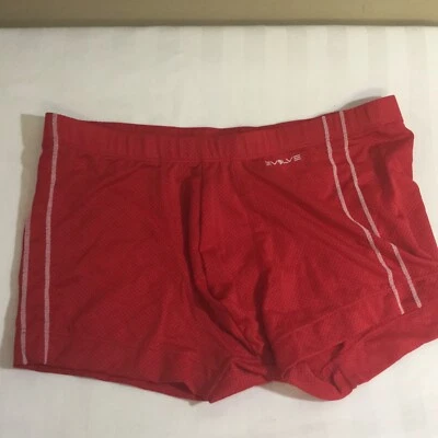 Calzoncillos boxer Evolve Red No Show ropa interior de malla talla mediana Foto 1 de 3