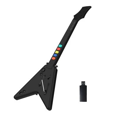DOYO kabellose Musikspiel Gitarren Controller für Guitar Hero Spiele PS4/PS3/PC - Bild 1 von 4