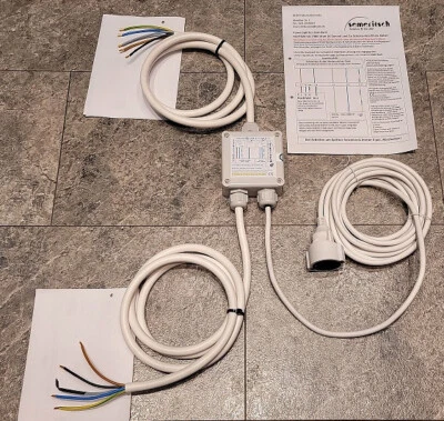 Power Splitter, Kochfeld mit Backofen an einen Herdanschluß 2-2-5m Powerbox * - Bild 1 von 4