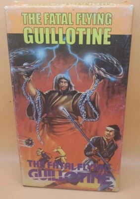 The Fatal Flying Guillotine VHS Carter Wong: Kung-Fu Martial Arts Rare Wu-tang - Image 1 of 3