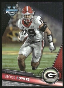 2023 Bowman Chrome University #50 Brock Bowers 