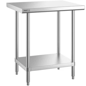 24 Zoll x 30 Zoll L 14G Edelstahl Vorbereitung und Arbeit Restaurant Tisch mit Unterschale - Bild 1 von 10