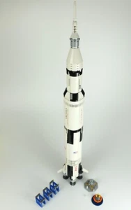 NUOVO FAI DA TE NASA Apollo Saturn V 21309 pezzi 4784 blocchi di costruzione nave spaziale costruzione - Foto 1 di 8