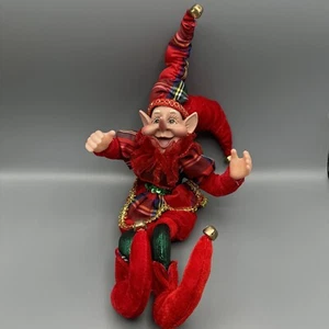 Vintage Jester Elf Pixie Collectable and Pose able 12" - Picture 1 of 6