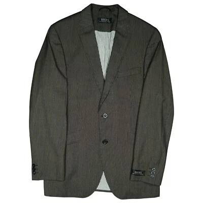 Digel Elbano Herren Jacke Sakko Blazer Busines Anzug Hochzeit 102 grau gestreift - Bild 1 von 3