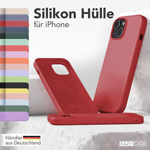 Hülle für iPhone 15 14 13 Pro Max Plus Mini Handyhülle Silikon Case Kameraschutz