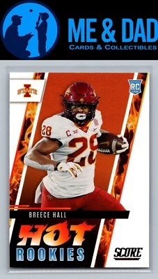 2022 Score #HR5 Breece Hall Hot Rookies - Image 1 of 2