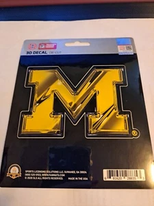 Michigan 3D Decal Die Cut 4" X 3" New - Picture 1 of 1
