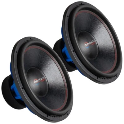 (2) American Bass HD-18D2-V2 | 18 Inch 4000W DVC 2 Ohm Car Audio Subwoofers 18in - Image 1 of 4