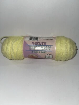 Hilo deportivo y bebé Natura Tiffany 1 madeja bebé amarillo 2,0 OZ nuevo Foto 1 de 4