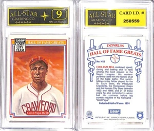1987 Leaf Candy City Team James Cool Papa Bell #H12 ASG 10 IN PERFETTE CONDIZIONI #T - Foto 1 di 1