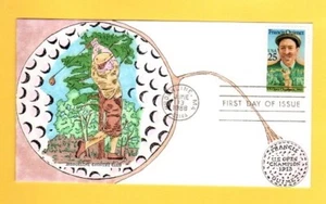 #2377 - Frances Quiet FDC - GOLF HD/HP de L.Gassen, caché multicolor - UA - Imagen 1 de 1