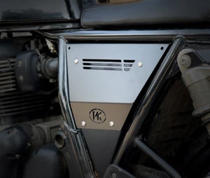 "SLIM SIDE PANELS" FIT FOR ROYAL ENFIELD INTERCEPTOR & GT 650 - Picture 1 of 7