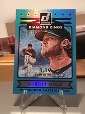 2015 Donruss #22 Gerrit Cole DK Stat Line Career Parallel #’d 66/119
