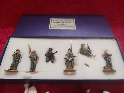 Raro Vn01 Set 6 Figuras King Country VN1 Vietnam Patrol Americano 1:30 De Colección Foto 1 de 4